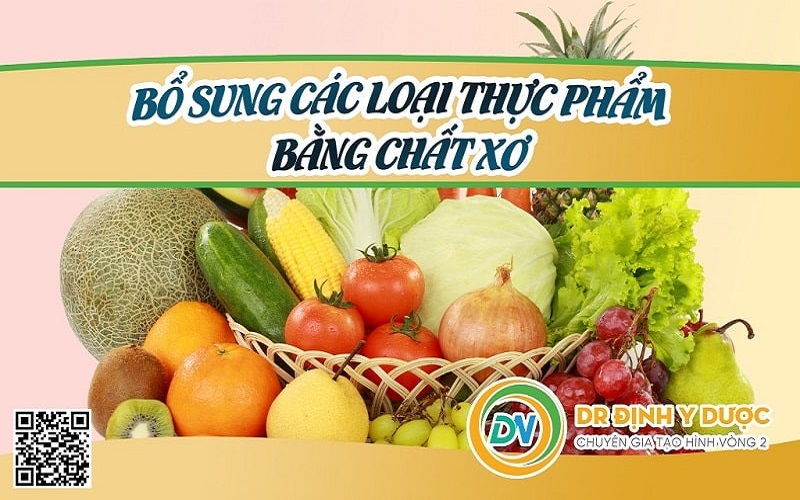 bổ sung các loại thực phẩm bằng thực phẩm bằng chất xơ giúp bụng nhăn nhúm sau sinh 