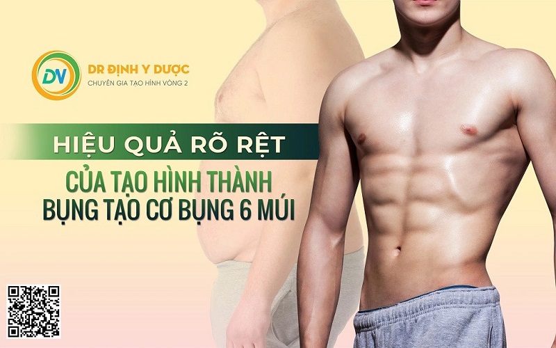 Hiệu quả rõ rệt của tạo cơ bụng 6 múi