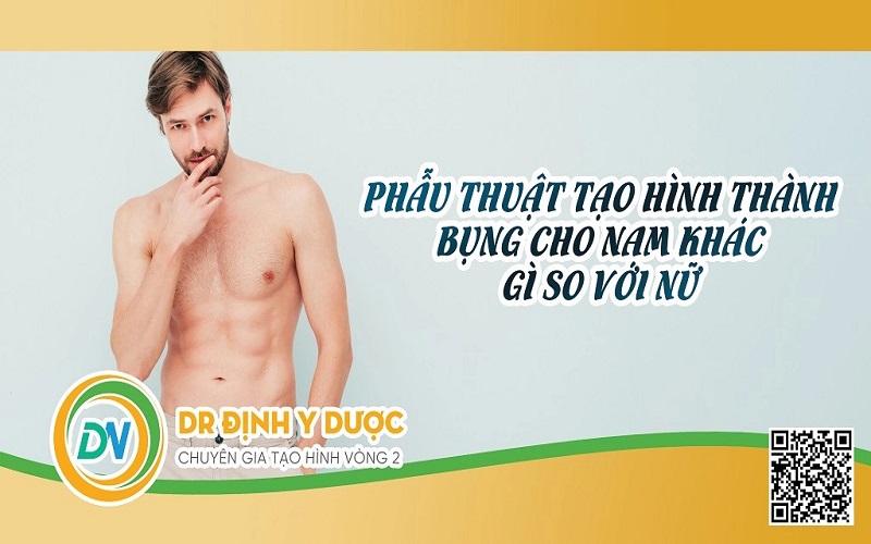 Phẫu thuật tạo hình thành bụng cho nam khác gì so với nữ