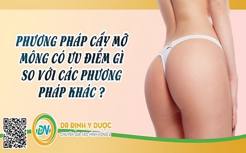 cấy mỡ mông ưu điểm 