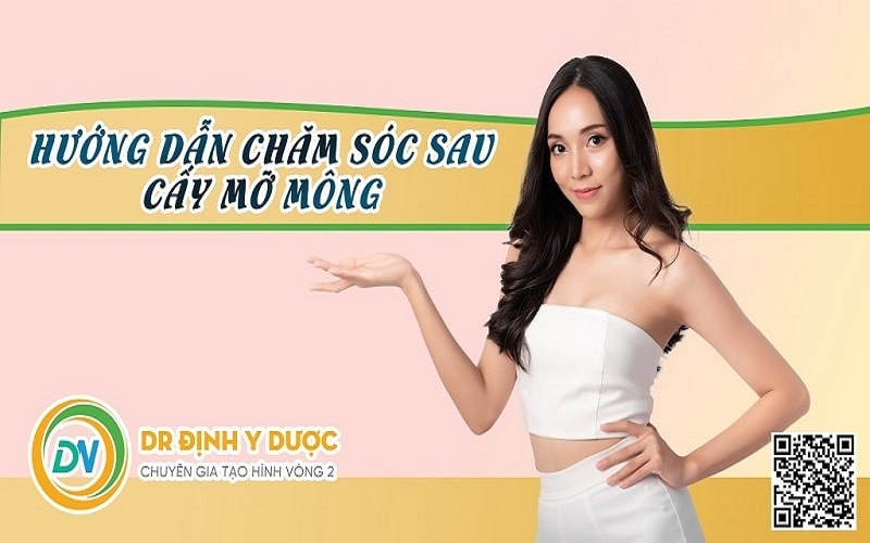 chăm sóc sau cấy mỡ mông