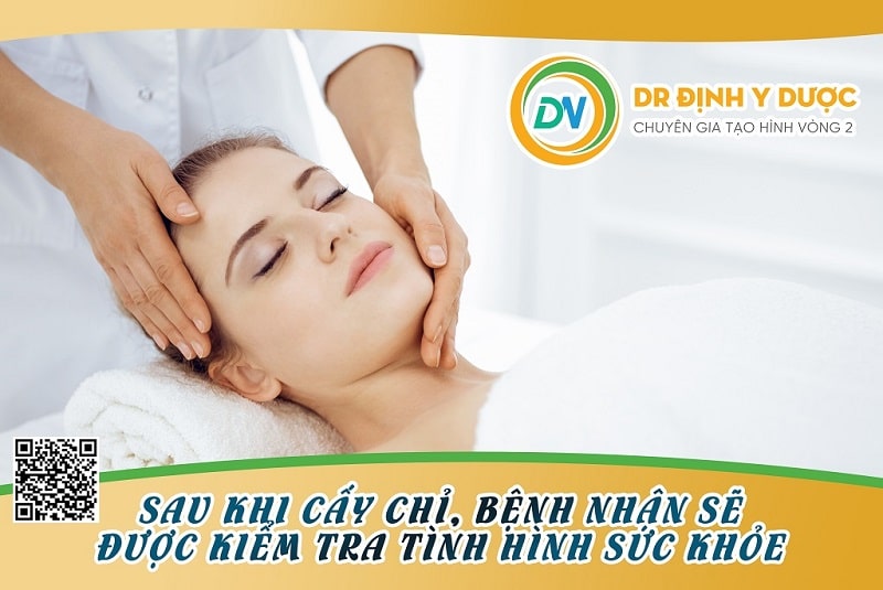 chăm sóc sau cấy chỉ giảm mỡ bụng