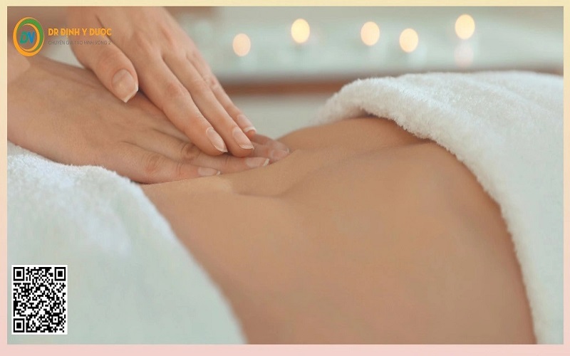 Massage cải thiện da bụng chùng nhão