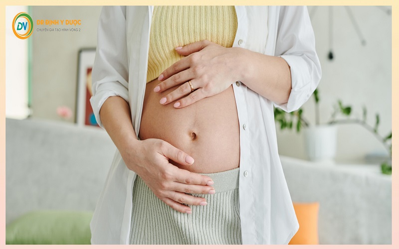 vòng bụng khi mang thai