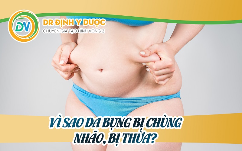 da bụng bị chùng nhão