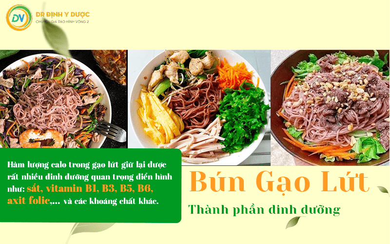 Thành phần dinh dưỡng bún gạo lứt