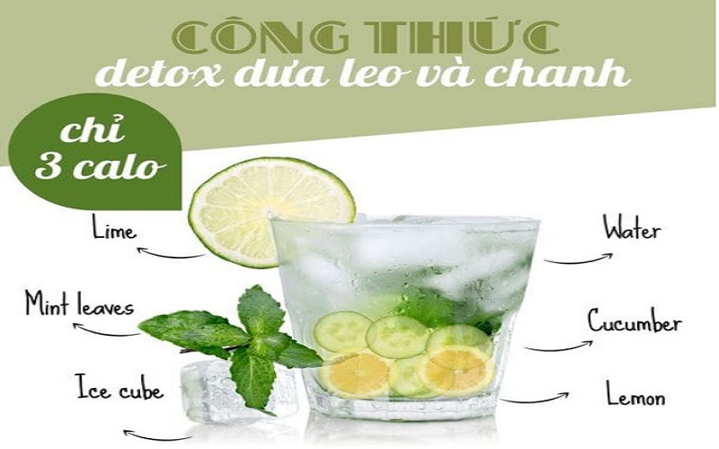 công thức detox giảm cân