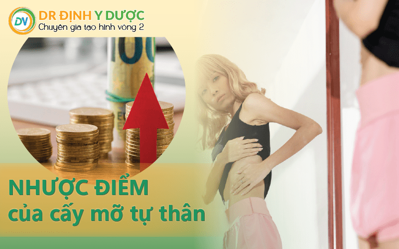 nhược điểm của cấy mỡ tự thân