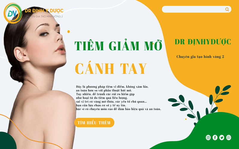 tiêm giảm mỡ cánh tay