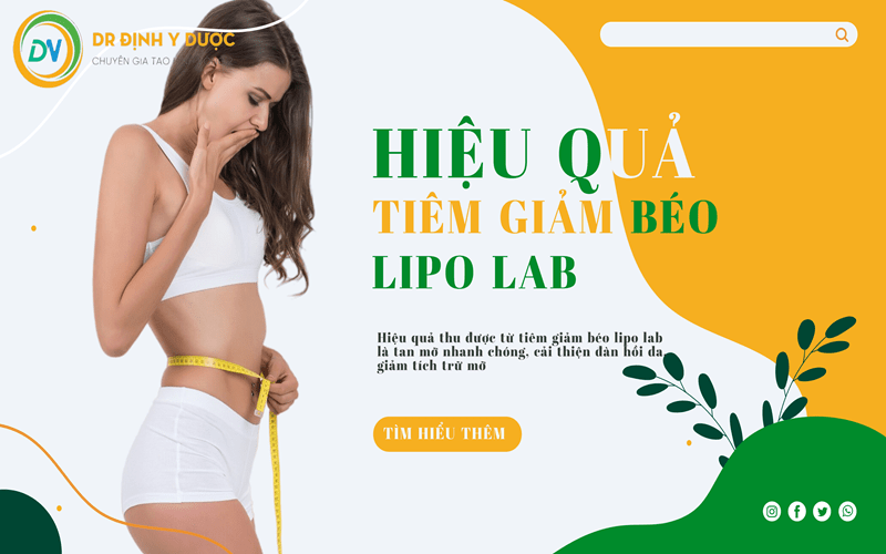 hiệu quả thuốc tiêm giảm mỡ lipo lab