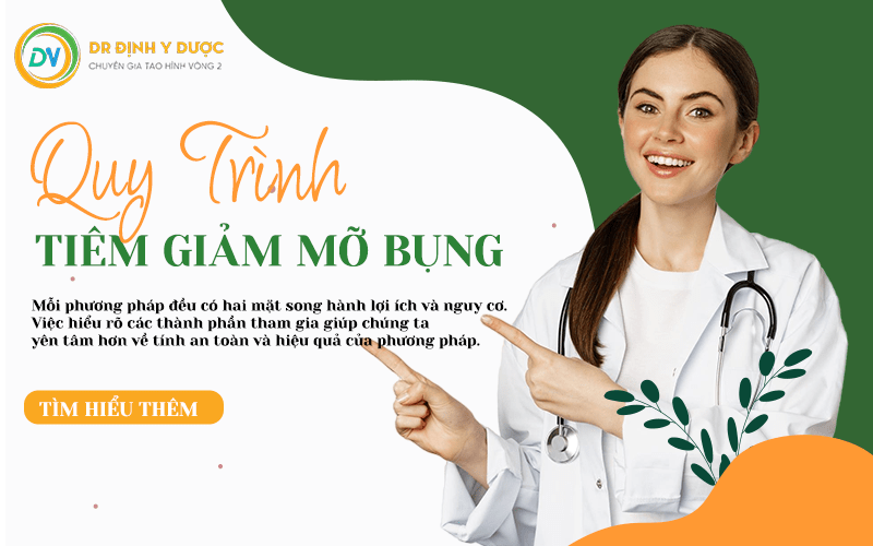 Tiêm giảm mỡ bụng có an toàn không - Quy trình