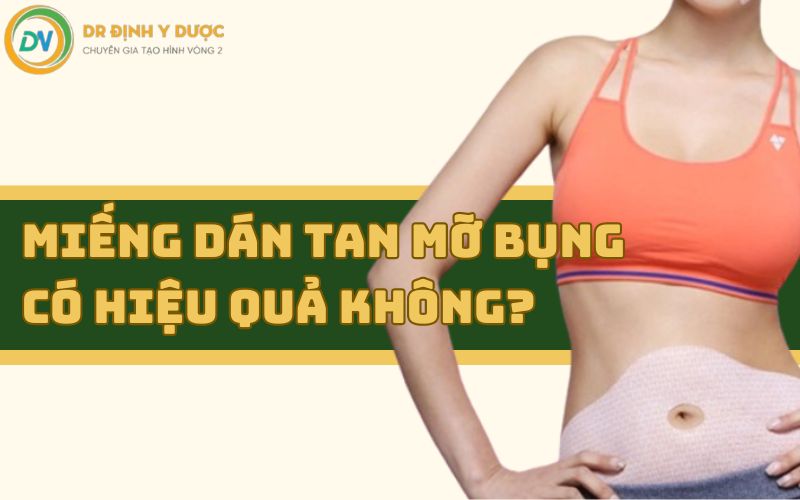 miếng dán tan mỡ bụng có hiệu quả không