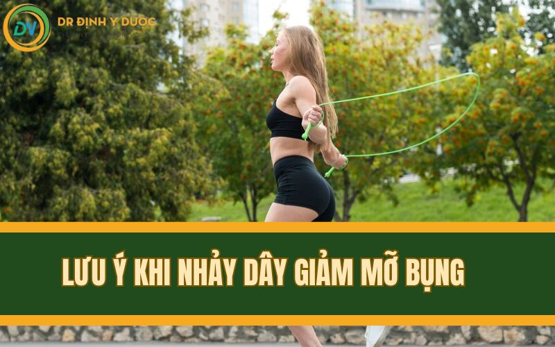 lưu ý khi nhảy dây giúp giảm mỡ bụng