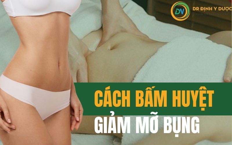 cách bấm huyệt giảm mỡ bụng