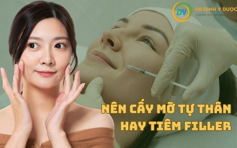 nên cấy mỡ tự thân hay tiêm filler