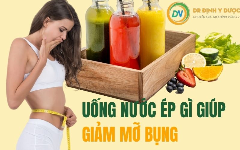 uống nước ép gì để giảm mỡ bụng