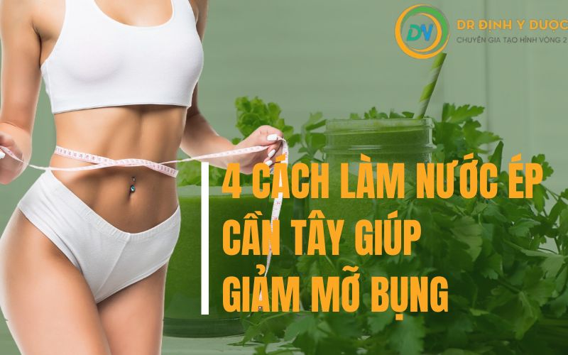 cách uống cần tây giảm mỡ bụng