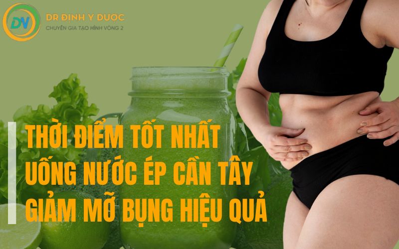 nên uống nước cần tây khi nào