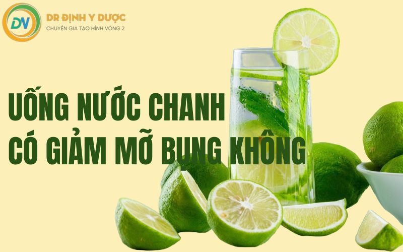 cơ chế uống nước chanh giảm mỡ bụng