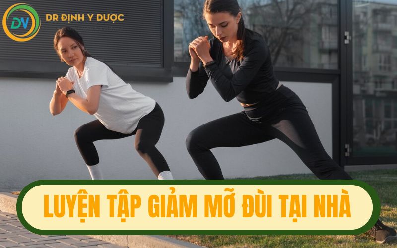 luyện tập giảm mỡ đùi