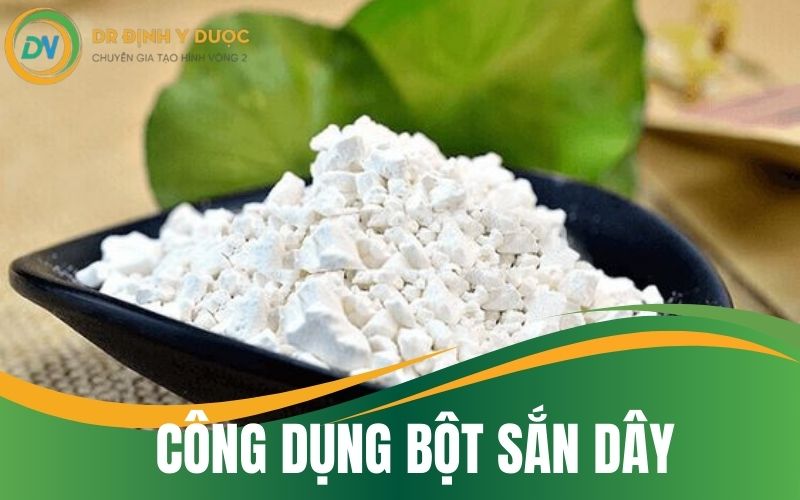 công dụng của bột sắn dây giảm cân