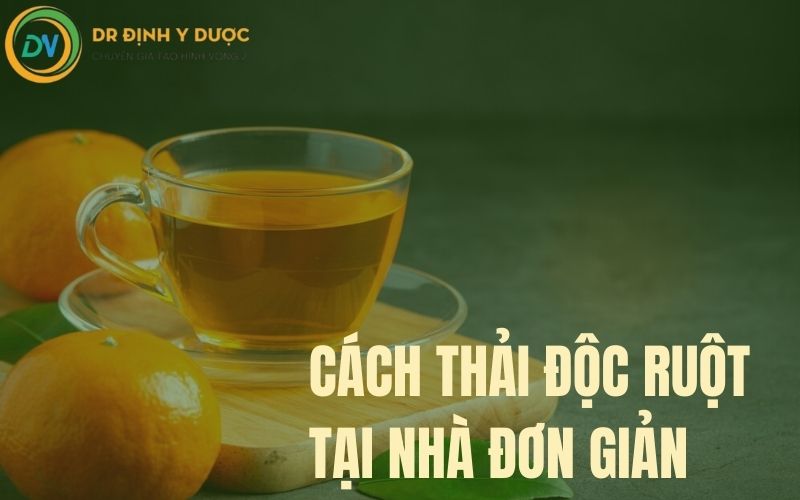 cách thải độc ruột tại nhà