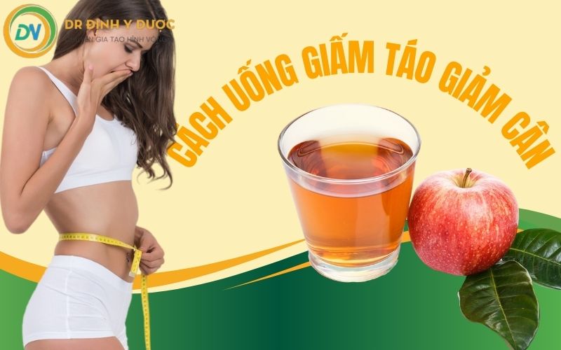 cách uống giấm táo giảm cân