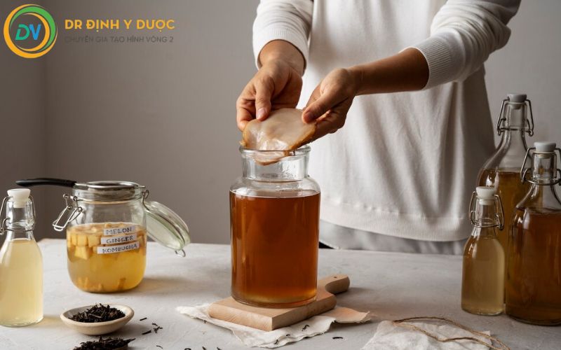 tác dụng phụ của trà kombucha