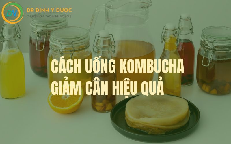 cách uống kombucha giảm cân