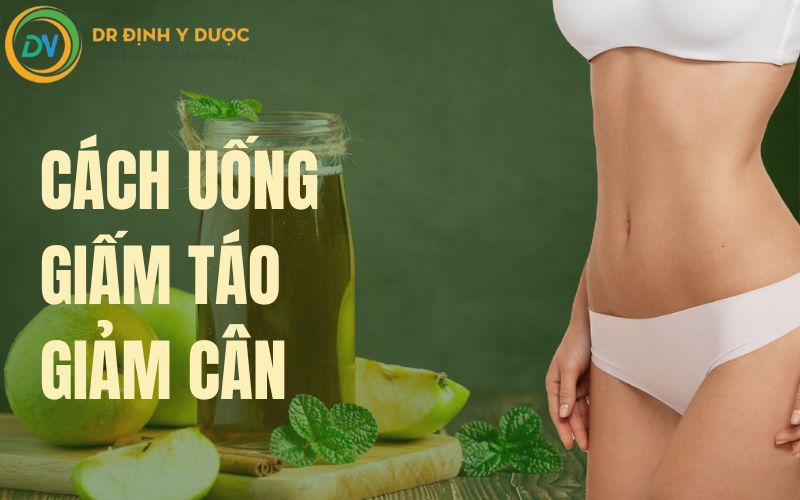 cách uống giấm táo giảm cân