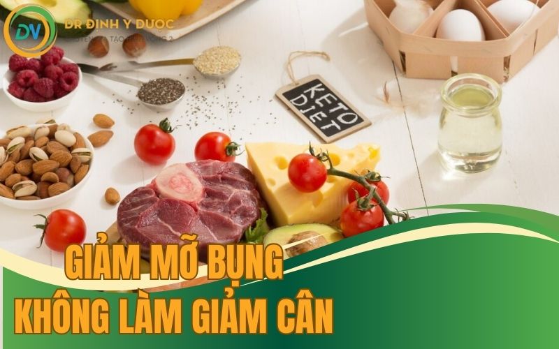 không muốn giảm cân chỉ muốn giảm mỡ bụng