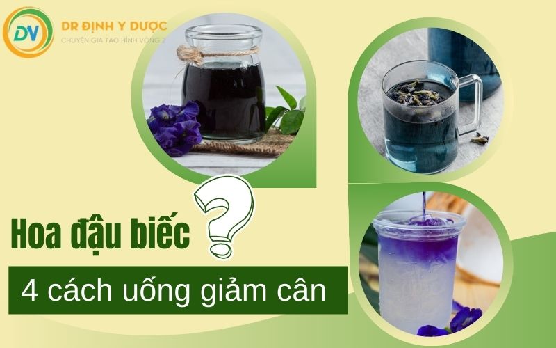 cách uống hoa đậu biếc giảm cân