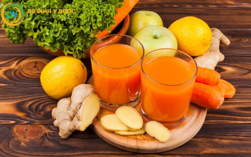 công thức nước ép cà rốt giảm cân