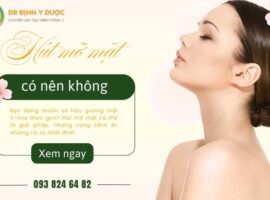 có nên hút mỡ mặt không