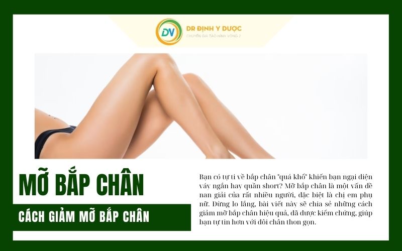 cách giảm mỡ bắp chân