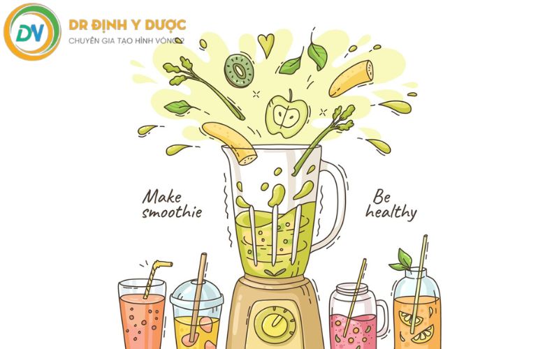 nguyên tắc làm smoothie giảm cân