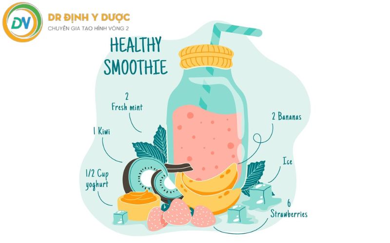 làm smoothie giảm cân