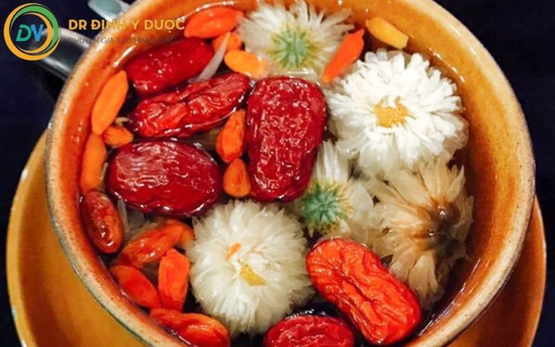 cách làm trà táo đỏ kỷ tử giảm cân