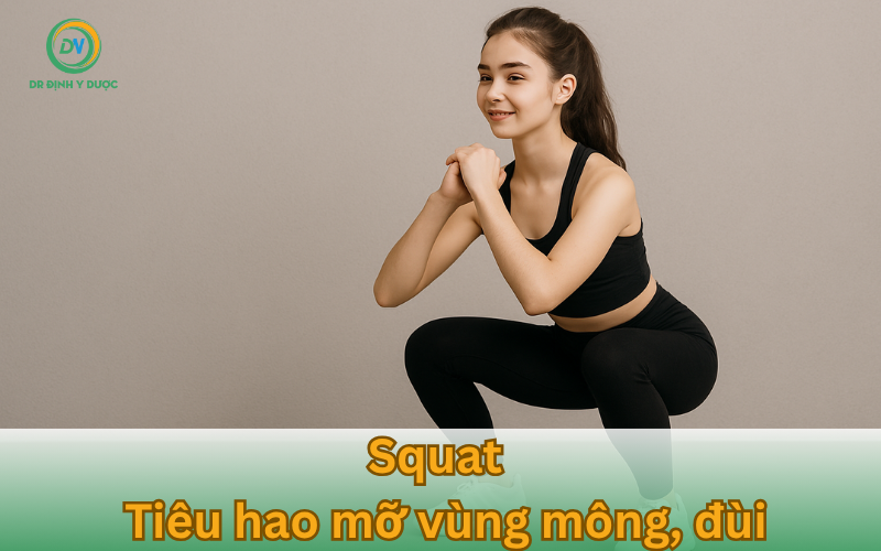 Bài tập giảm mỡ tuổi dậy thì hiệu quả nhất trong 2 tuần, an toàn và dễ thực hiện Squat