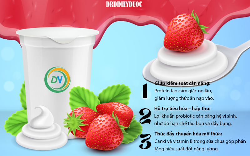 vì sao ăn sữa chua giúp giảm cân