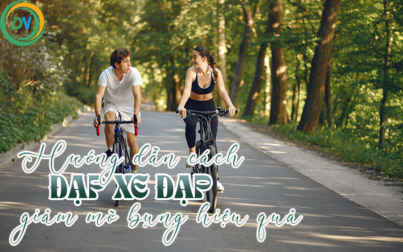 cách đạp xe giảm mỡ bụng hiệu quả
