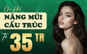 chi phí nâng mũi cấu trúc giá bao nhiêu