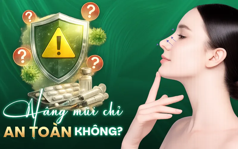 Nâng Mũi Chỉ Có An Toàn Không? Ưu Điểm & Rủi Ro Tiềm Ẩn Khi Nâng Mũi Chỉ nâng mũi chỉ có an toàn không