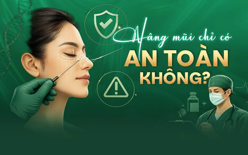 Nâng Mũi Chỉ Có An Toàn Không? Ưu Điểm & Rủi Ro Tiềm Ẩn Khi Nâng Mũi Chỉ nâng mũi chỉ có an toàn không