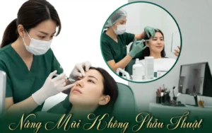 nâng mũi không phẫu thuật