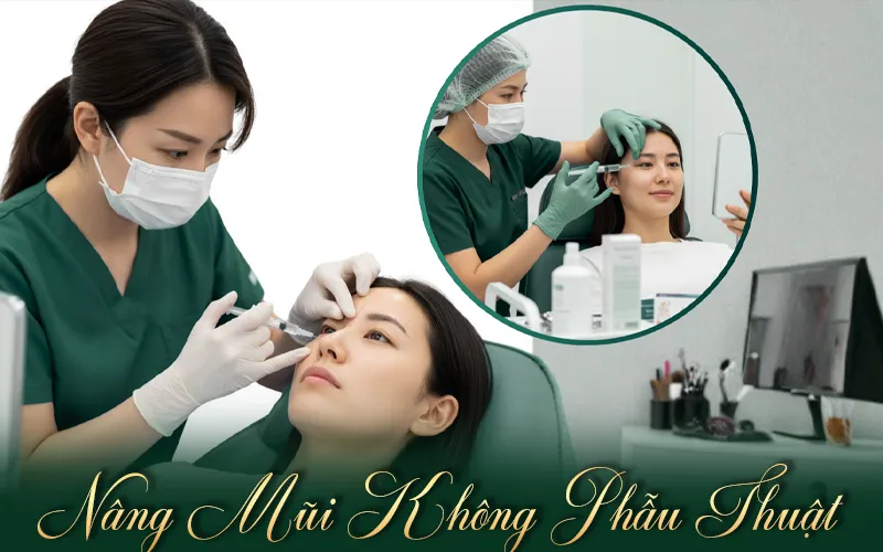 nâng mũi không phẫu thuật