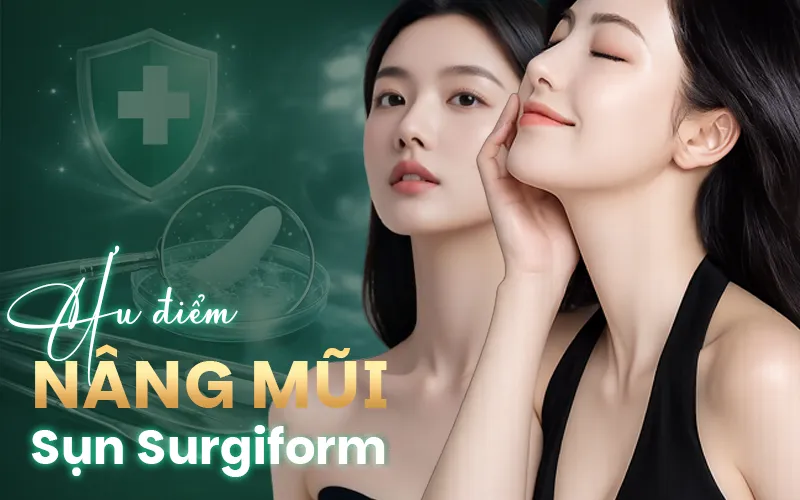 Nâng Mũi Sụn Surgiform Có Tốt Không? Ưu Điểm, Hạn Chế Và Quy Trình Nâng Mũi Sụn Surgiform ưu điểm nâng mũi sụn surgiform