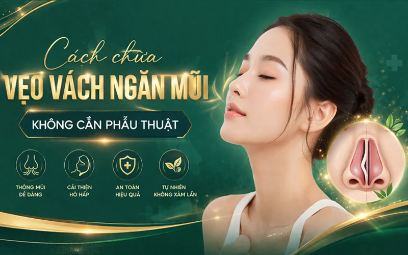 Cách chữa vẹo vách ngăn mũi không cần phẫu thuật
