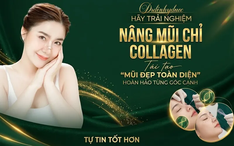 nâng mũi chỉ collagen giá bao nhiêu
