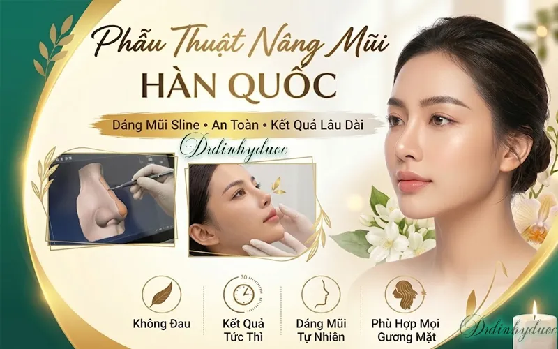 Đặc điểm của dáng mũi Hàn Quốc